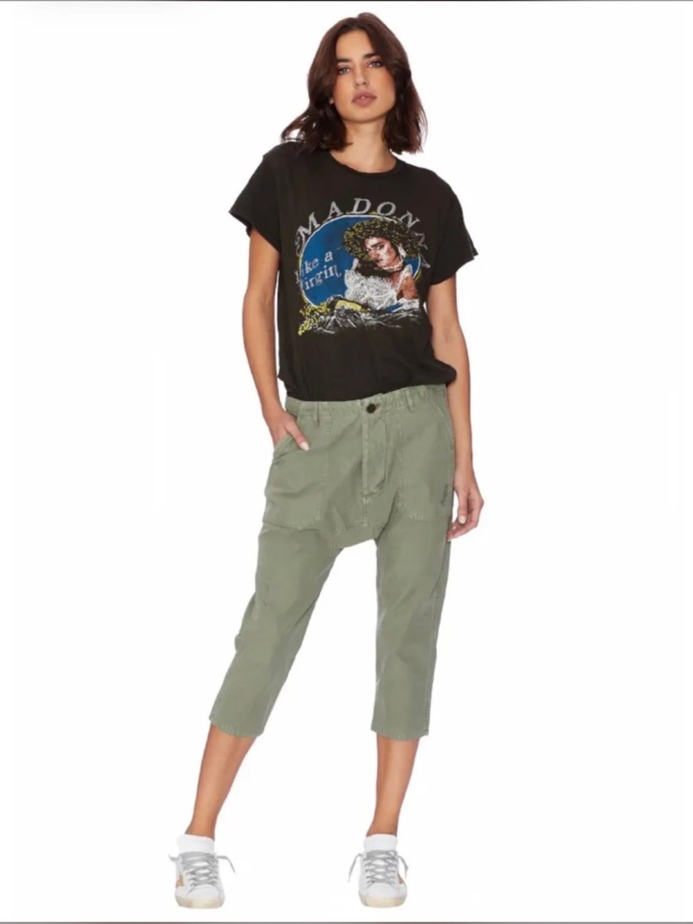 Etienne Marcel EM7301 $216 Utilitarian pants in a slouchy, cropped silhouette M